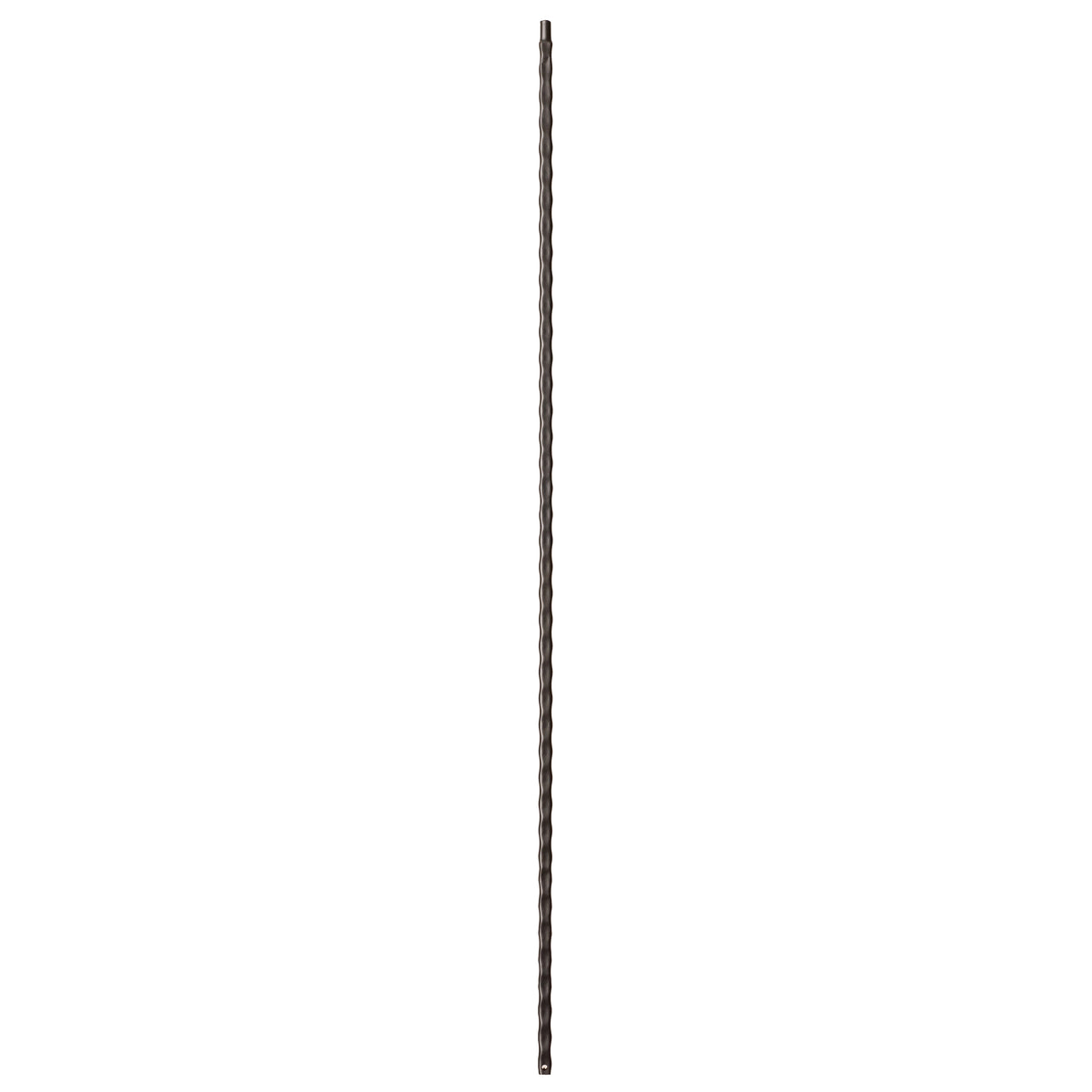 Hammered Face Series 9/16&quot; Square x 44-3/32&quot;H Plain Bar with Hammered Face - Hollow Iron Baluster (9031HF)