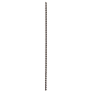 Hammered Face Series 9/16" Square x 44-3/32"H Plain Bar with Hammered Face - Hollow Iron Baluster (9031HF)
