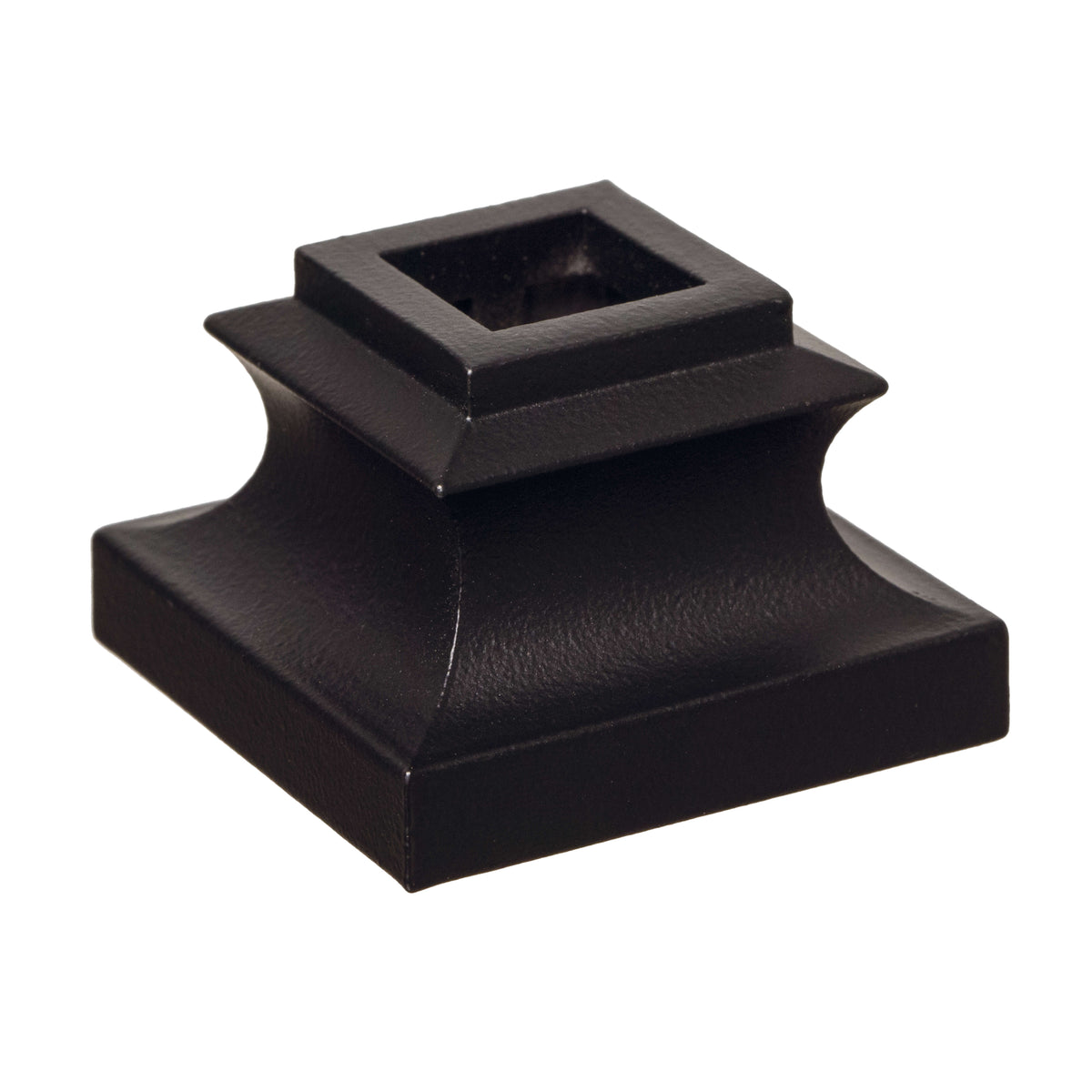 Flat Shoe (NO SET SCREW) for Square Hollow Iron Baluster (9061BS)