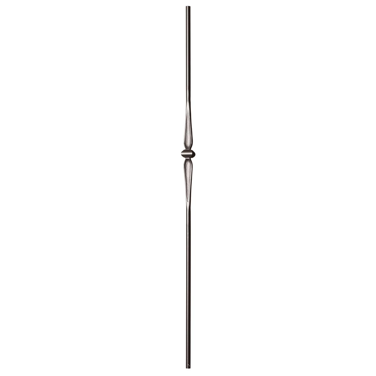 Round Series 9/16&quot; Dia. x 44&quot;H Single Knuckle w/ Round Spoon Hollow Iron Baluster (9069RB)