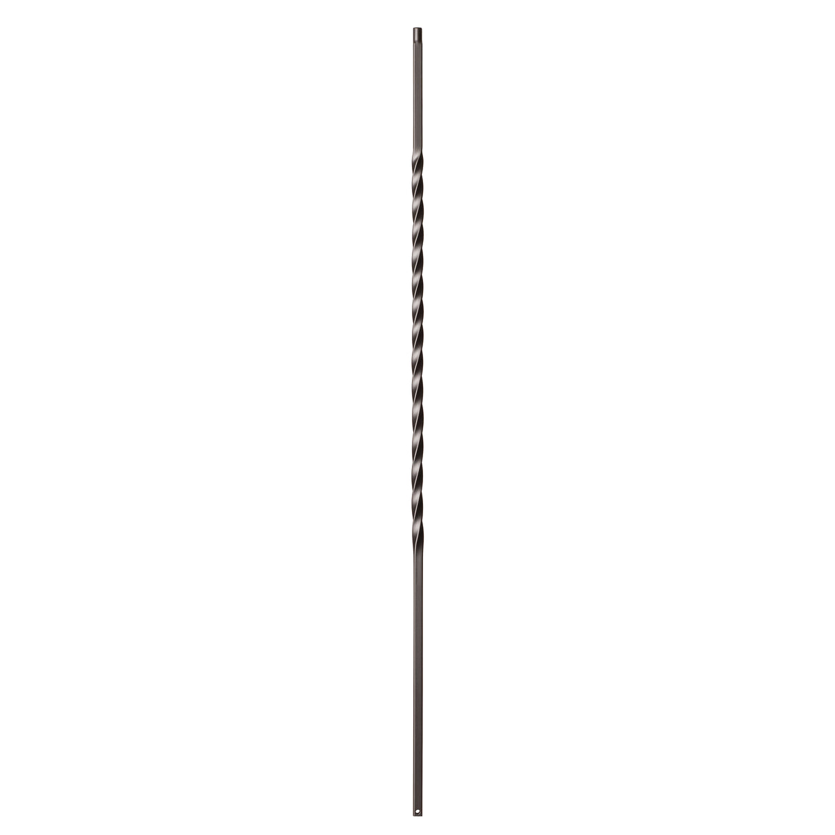 Twist Series 1/2&quot; Square x 44&quot;H Long 22&quot; Twist Hollow Iron Baluster (9080)