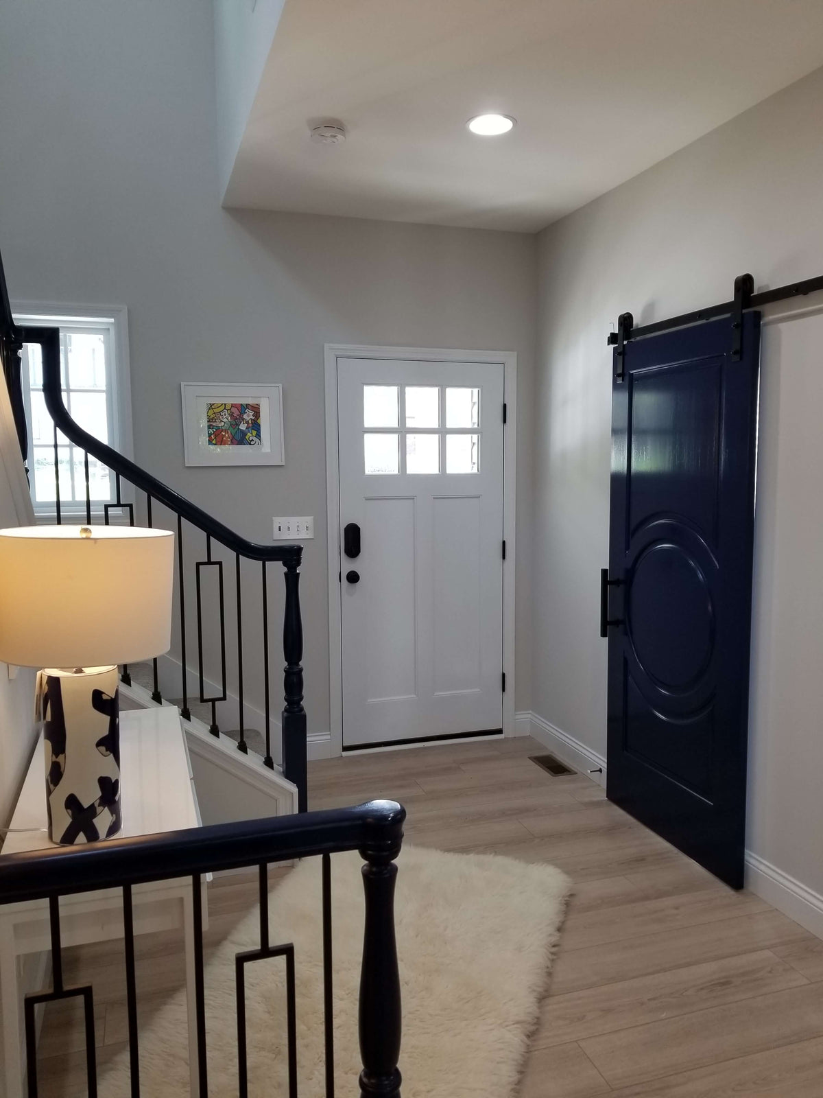 Contemporary Series 1/2" Square 3-3/4" x 44"H Single Rectangle Hollow Iron Baluster (9089CS)