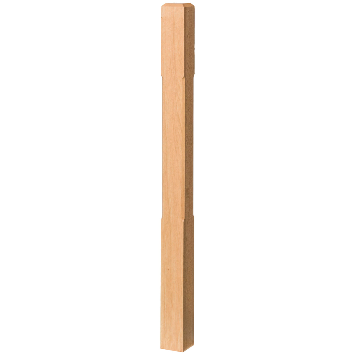 Contemporary 3-1/2" 4002C Chamfered Newel w/Chamfered Top (4002-48C, 4002-60C)
