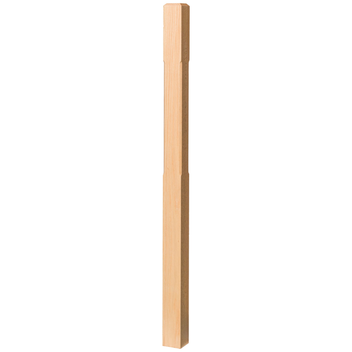 Contemporary 3-1/2" 4002C Chamfered Newel w/Chamfered Top (4002-48C, 4002-60C)