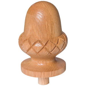 Bunker Hill CA-411 Carved Acorn Finial