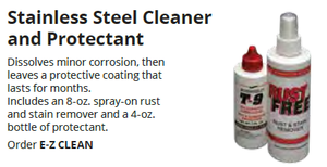 E-Z Clean Stainless Steel Cable Cleaner and Protectant