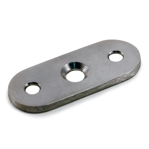 Flat Mounting Plate/Saddle for Stainless Steel Handrail Supports/Brackets (E011976)