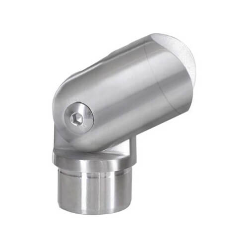 Pivotable Connector Fitting for 1-2/3&quot; Stainless Steel Newel Post and Handrail (E1520120)
