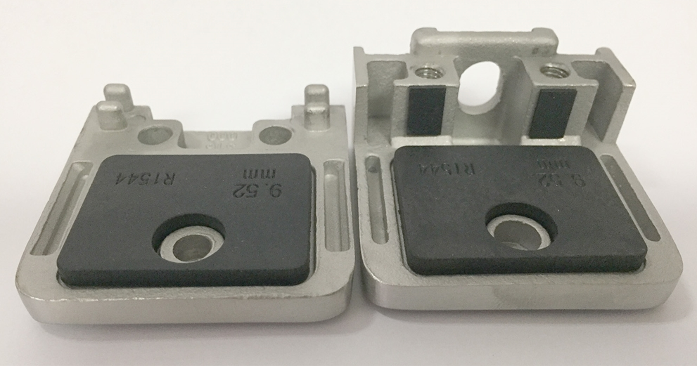 316 Stainless Steel Glass Clamp 1 3/4&quot; x 1 3/4&quot; x 1 3/32&quot;for Flat Tube -  E11100000