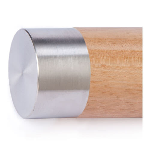 Interior Stainless Steel Flat End Terminal for Woodinox Handrail (E4265)