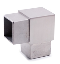 Stainless Steel 90 Degree Fitting for Square Tube 1-9/16&quot; (E4713)