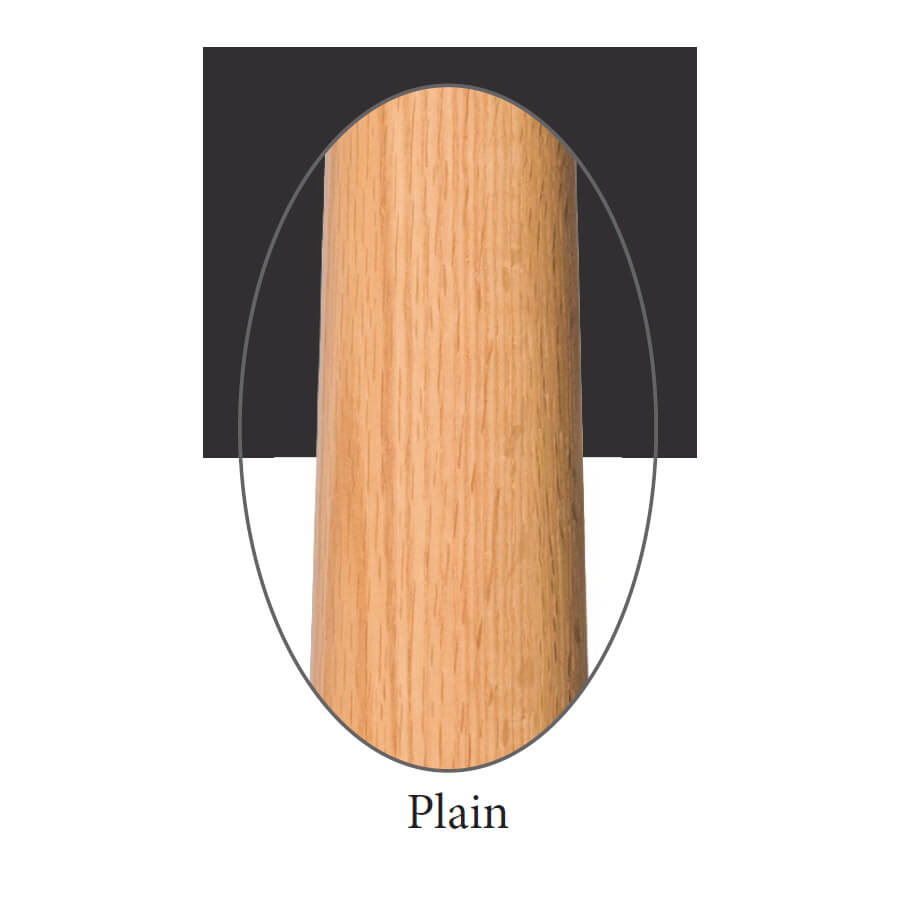 Georgia 1-3/4&quot; Structural Rise Pin Top Baluster / PLAIN (2025)