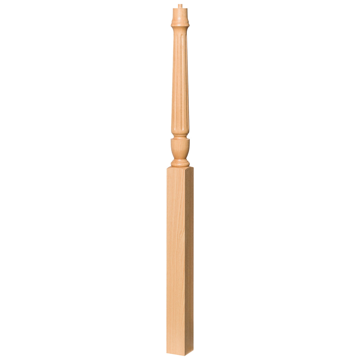 Bunker Hill 3-1/2&quot; 3015 Pin Top Turned Newel (3015, 3015F, 3015T, 3018, 3018F, 3018T)