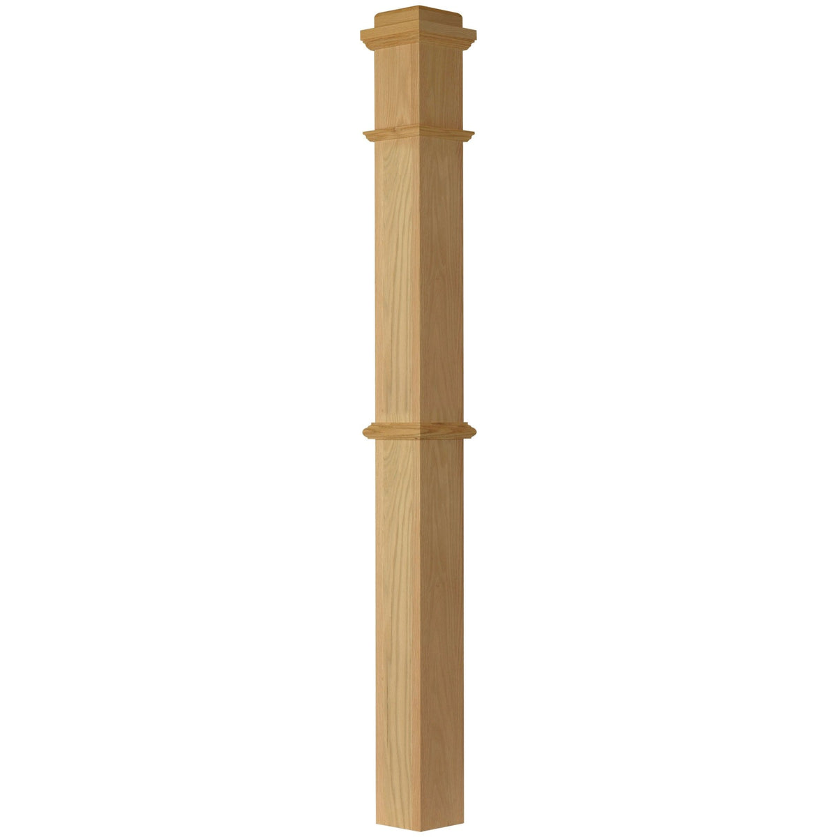 American 4 - 3/4&quot; x 62&quot; 4375 Plain Box Newel (4375) - Stair Parts USA