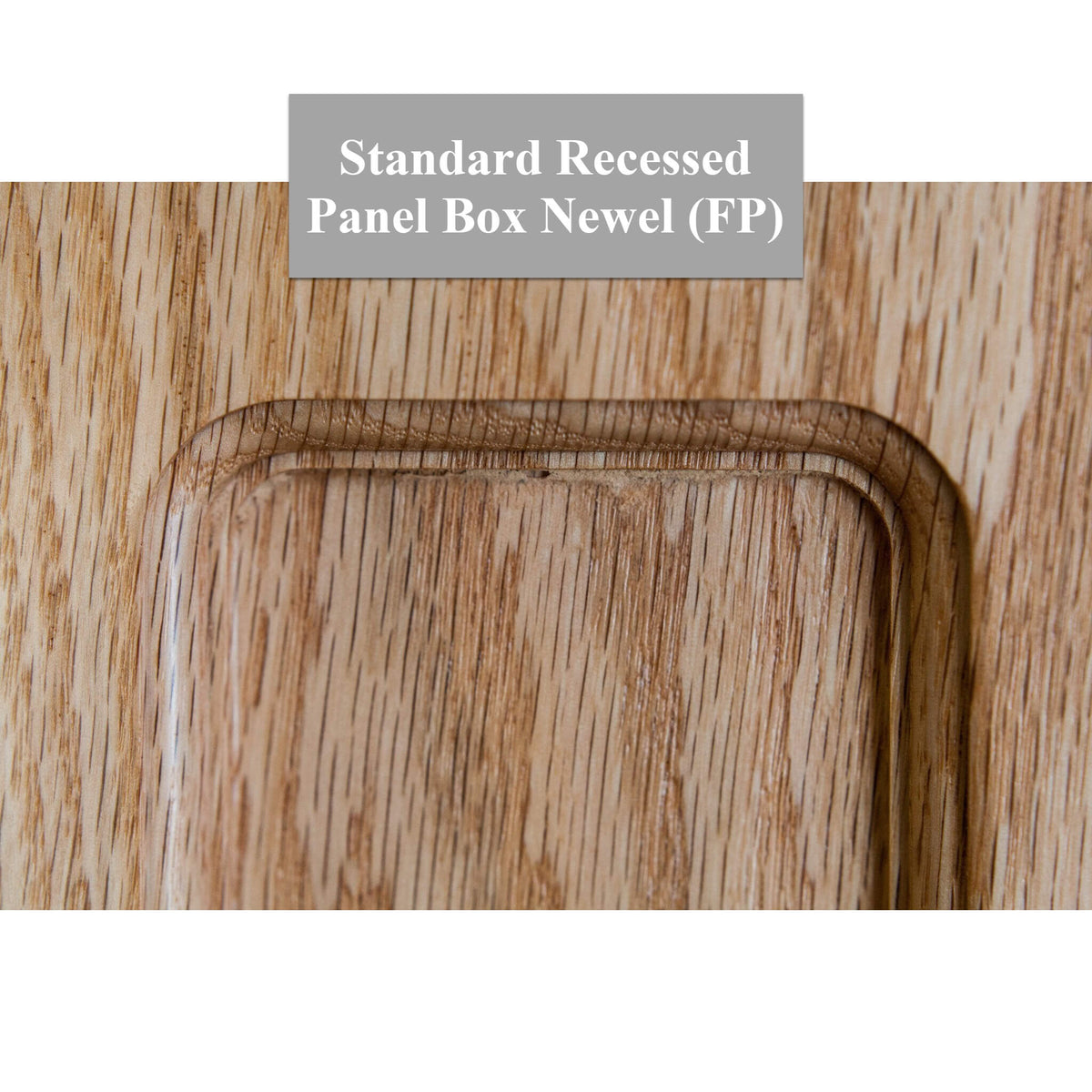 American 4 - 3/4&quot; x 62&quot; 4375FP Recessed Flat Panel Box Newel (4375FP, 4375DFP) - Stair Parts USA