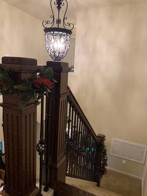 American 6 - 1/4" X 55" 4091F FLUTED Box Newel (4091F) - Stair Parts USA