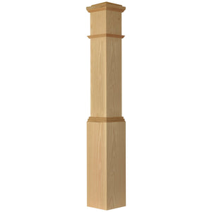American 7 - 1/2" X 55" 4092 Plain Box Newel - Stair Parts USA