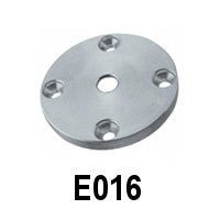 Anchorage 2 - 15/16" Dia., 4 Holes at 15/64" Dia., internal hole 7/16", Aluminum (E016) - Stair Parts USA