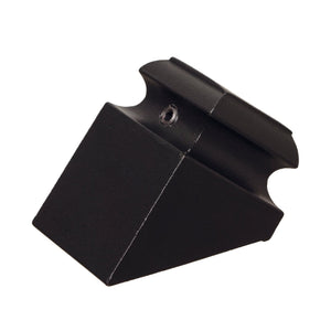 Angled Shoe w/ Set Screw for Square Hollow Iron Baluster (9063RS) - Stair Parts USA