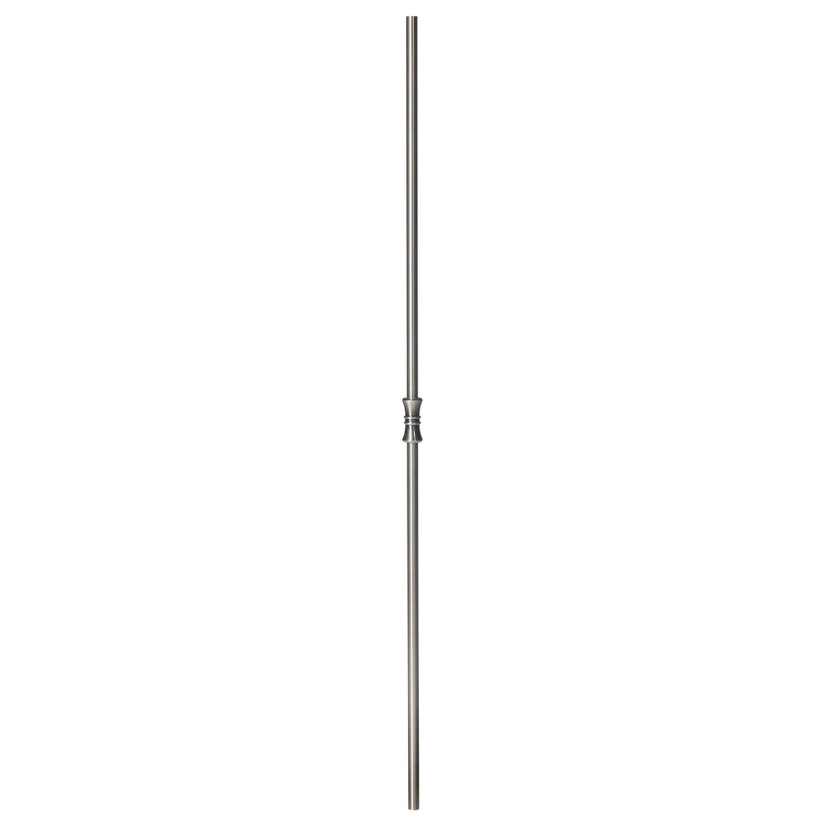 Brushed Nickel Baluster - Hollow Iron - Hourglass - 5/8" x 44" (CS - HG) - Stair Parts USA
