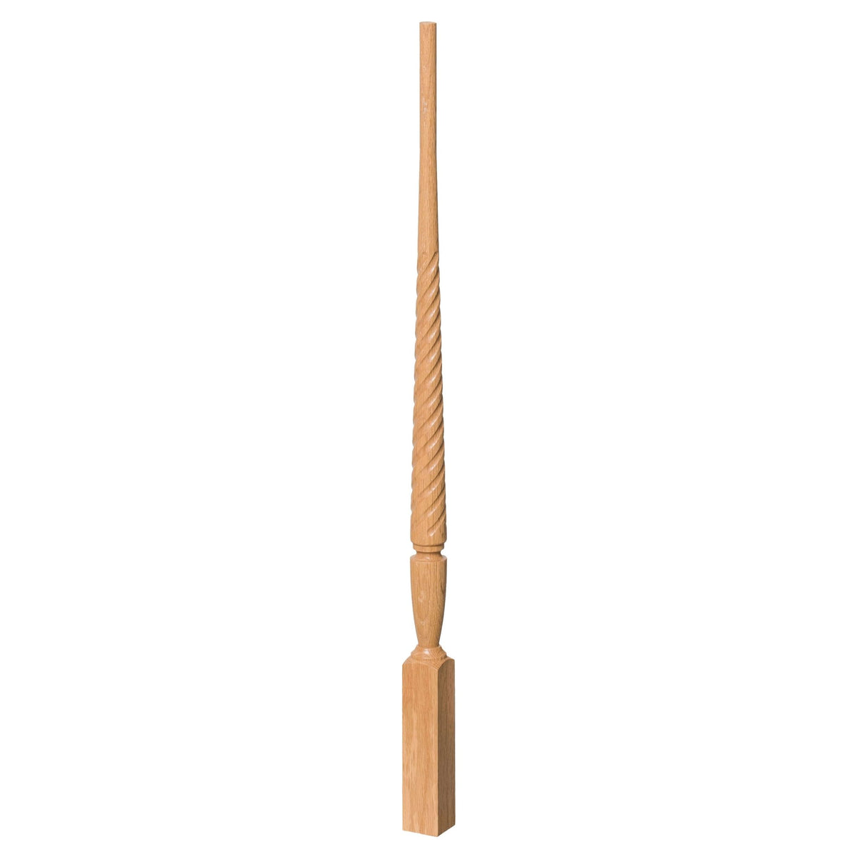 Bunker Hill 1 - 3/4&quot; 1234T Elegant Rise TWISTED Pin Top Baluster (1234T, 1238T, 1242T) - Stair Parts USA