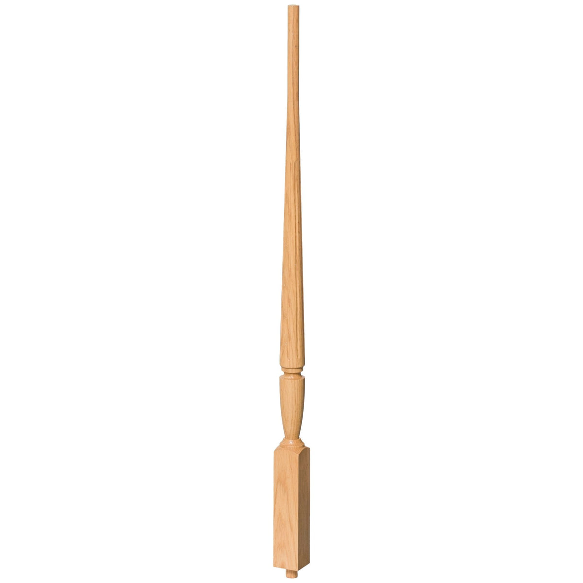 Bunker Hill 1 - 3/4&quot; Structural Rise FLUTED Pin Top Baluster (2015F) - Stair Parts USA