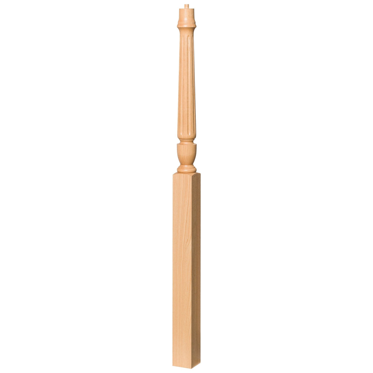 Bunker Hill 3 - 1/2&quot; 3015 Pin Top Turned Newel (3015, 3015F, 3015T, 3018, 3018F, 3018T) - Stair Parts USA