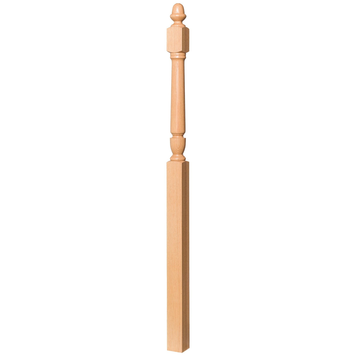 Bunker Hill 3 - 1/2&quot; x 72&quot; / 3048 Turned Newel w/ Acorn Top (3048, 3048F, 3048T) - Stair Parts USA