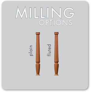 Colonial 3" 4015/4018 Pin Top Turned Newel (4015, 4018, 4015F, 4018F) - Stair Parts USA