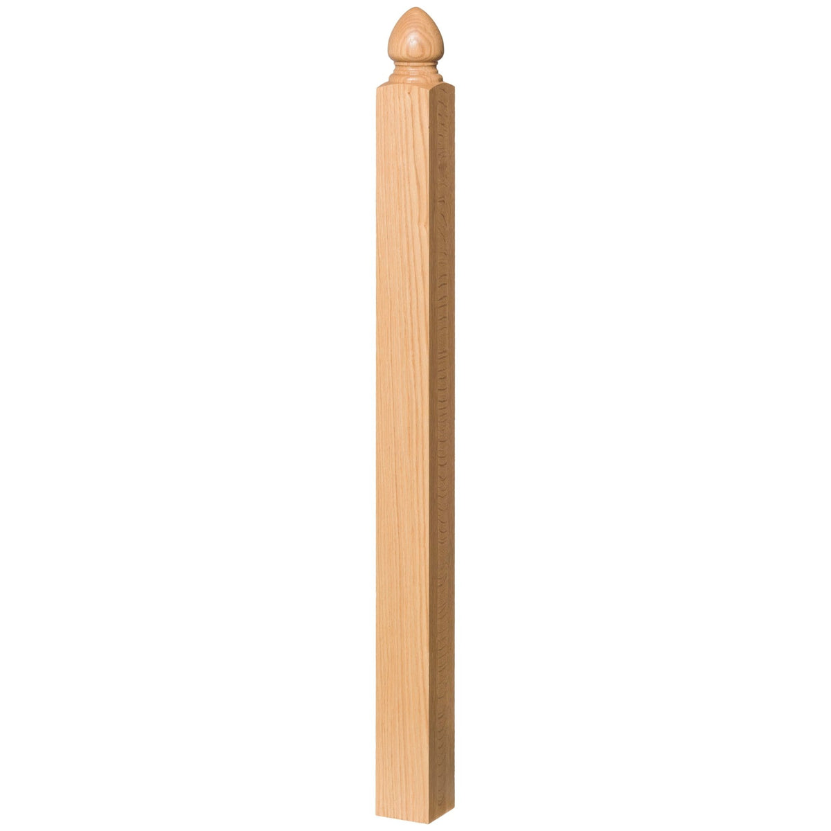Contemporary 3 - 1/2&quot; 4004 Tear Drop Turned Newel (4004, 4005, 4006) - Stair Parts USA