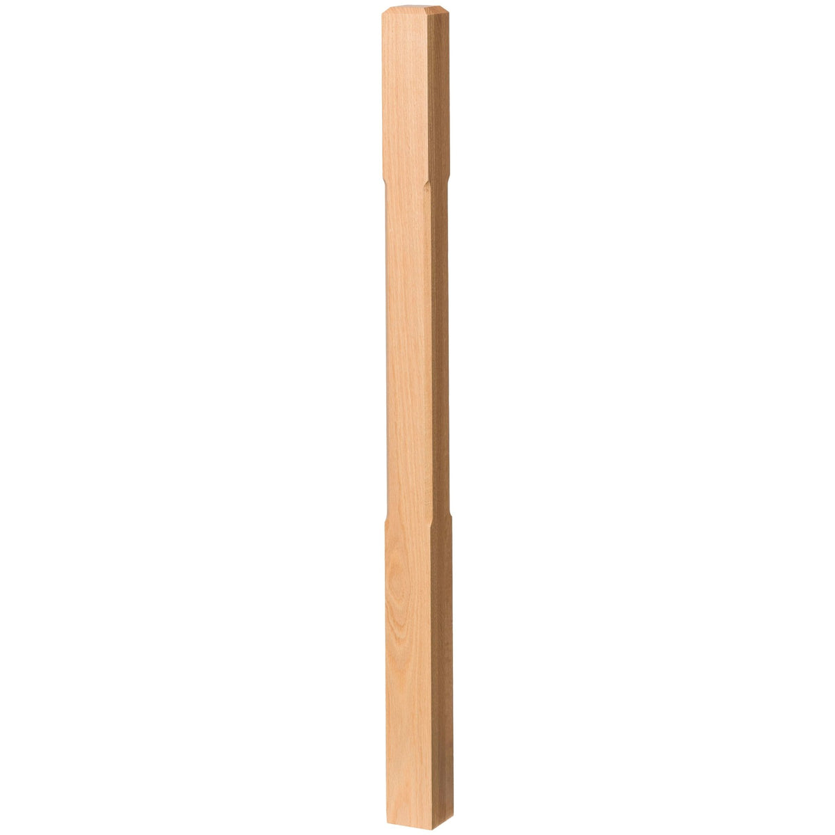 Contemporary 3&quot; 4000 - C Chamfered Newel w/Chamfered Top (4000 - 48C, 4000 - 60C) - Stair Parts USA