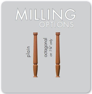 Contemporary 3" 4001 Newel (4001 - 48, 4001 - 60, 4001 - 72) - Stair Parts USA