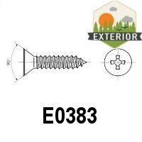 Cross Recessed Countersunk 55/64" Flat Head Screw - Stair Parts USA