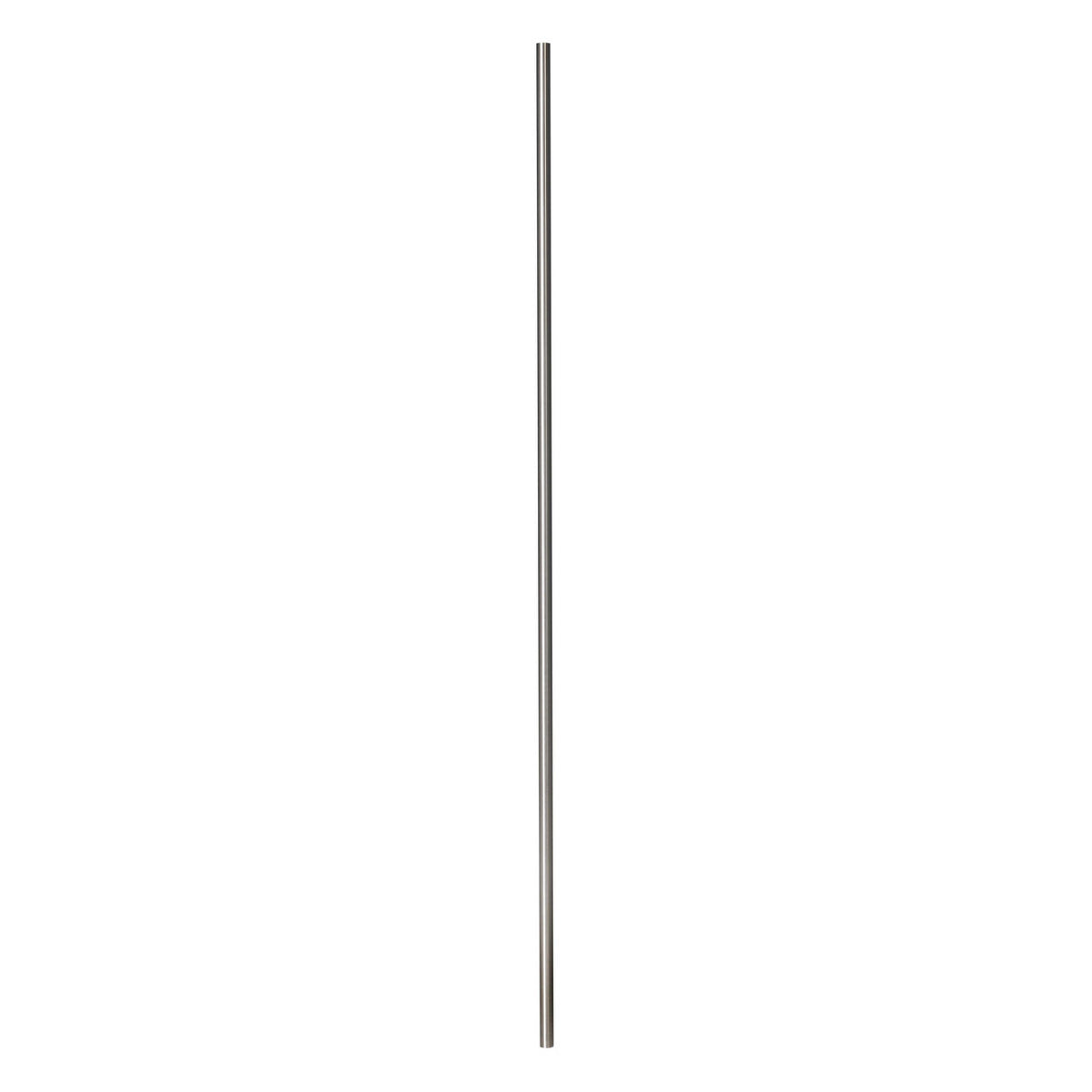 Brushed Nickel Baluster - Hollow Iron - Plain Round - 5/8&quot; x 44&quot; (CS-PLA-44)