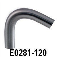 Elbow 120d Angle for Tube 1 2/3 Dia. x 5/64&quot; (E028 - 120) - Stair Parts USA