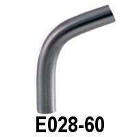 Elbow 60d Angle for Tube 1 2/3 Dia. x 5/64" (E028 - 60) - Stair Parts USA
