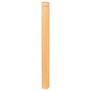 Farmhouse Series, 3 - 1/2" Newel, Chamfered Top with Groove (4602 - 48, 4602 - 56, 4602 - 60) - Stair Parts USA