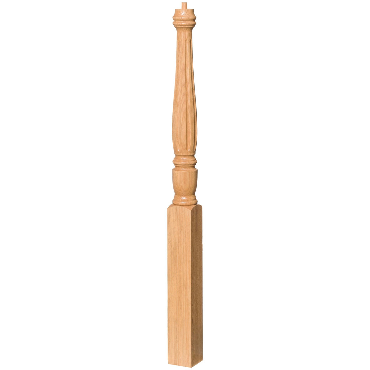 Georgia 3 - 1/2&quot; x 48&quot; 4511 Pin Top Turned Newel (4511, 4511F, 4511T) - Stair Parts USA