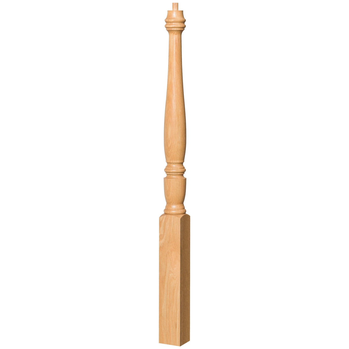 Georgia 3&quot; x 43&quot; 4710 Pin Top Turned Newel (4710, 4710F, 4710T) - Stair Parts USA