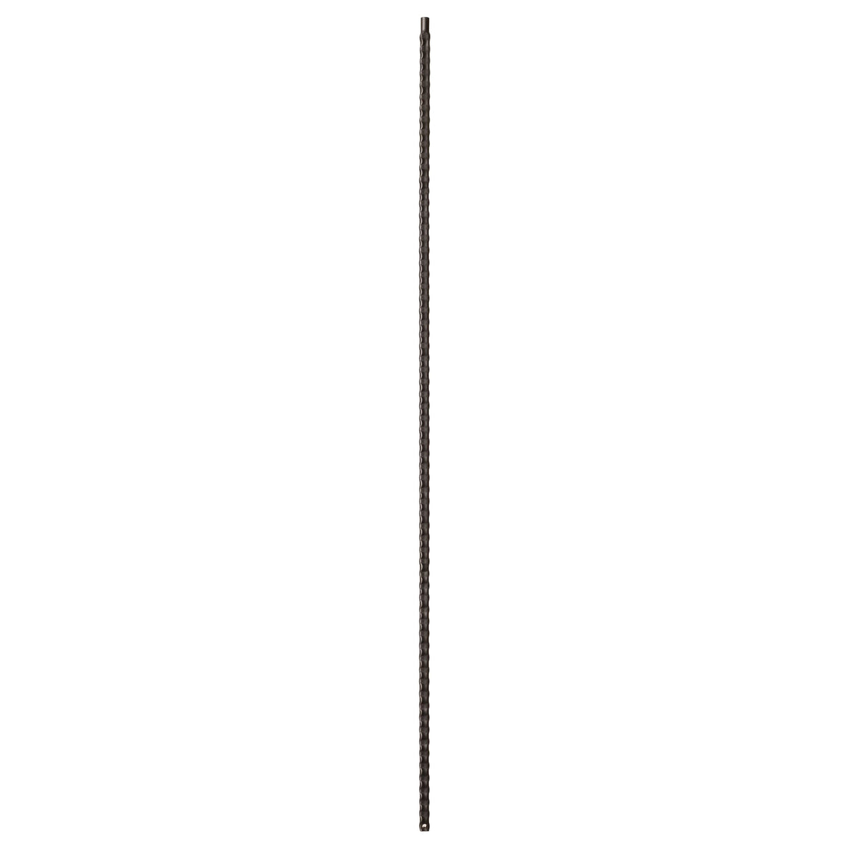 Gothic Series 9/16&quot; Square x 44&quot;H Plain Hammered Bar Hollow Iron Baluster (9016HG) - Stair Parts USA