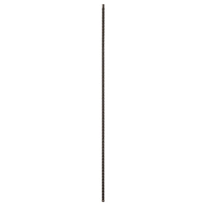 Gothic Series 9/16" Square x 44"H Plain Hammered Bar Hollow Iron Baluster (9016HG) - Stair Parts USA
