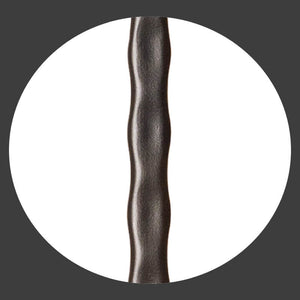 Hammered Face Series 9/16" Square x 44 - 3/32"H Single Ball with Hammered Face - Hollow Iron Baluster (9032HF) - Stair Parts USA