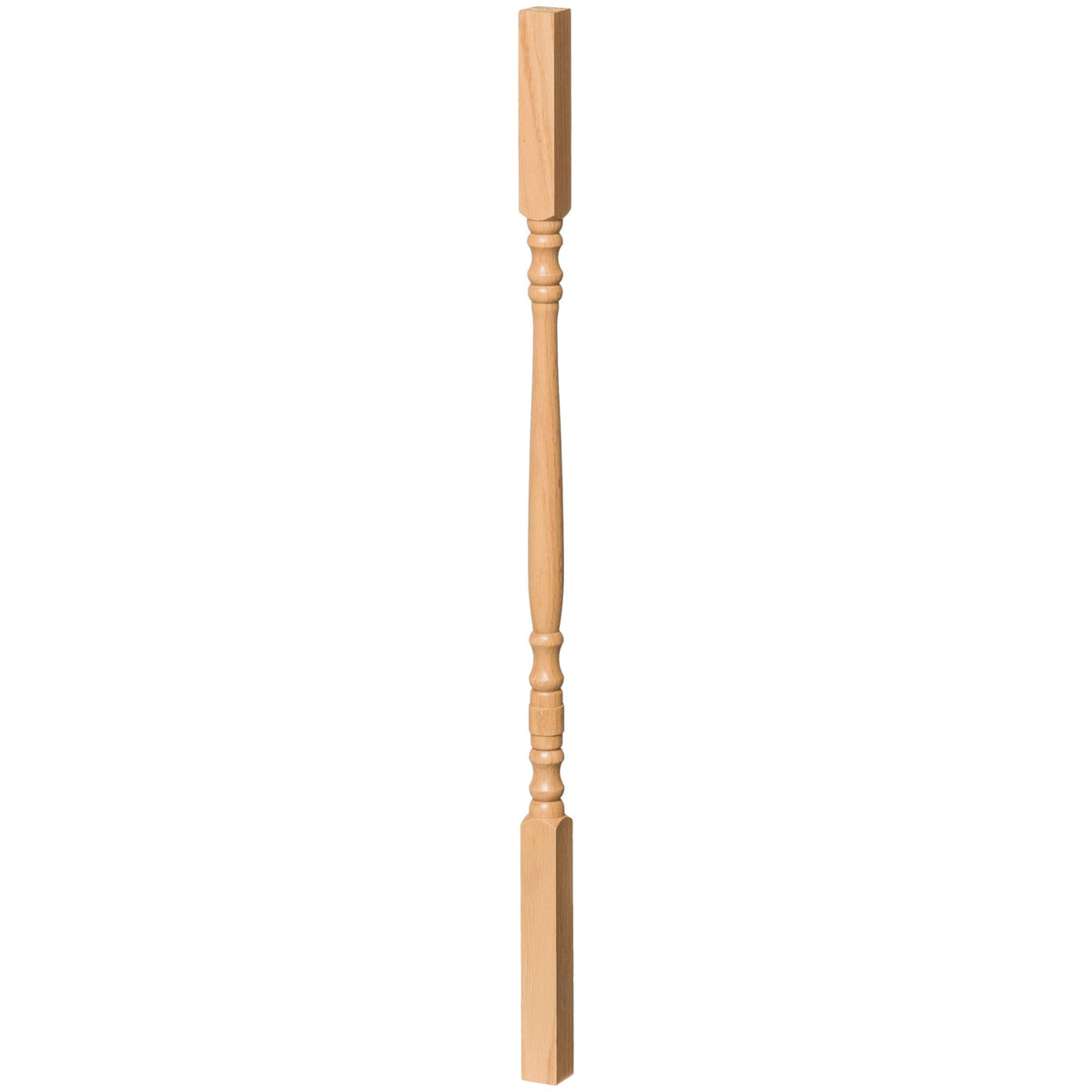 Hampton 1 - 1/4&quot; 6134 Elegant Rise Square Top Baluster (6134, 6138, 6142) - Stair Parts USA