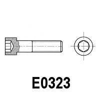 Hexagon Socket Head Cap M8 x 25/32&quot; (E0323, E0323316) - Stair Parts USA