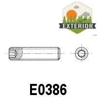 Hexagon Socket Set Screw - Flat Head - Stair Parts USA