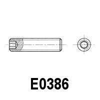 Hexagon Socket Set Screw - Flat Head - Stair Parts USA