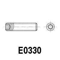 Hexagon Socket Set Screw - Flat Head - Stair Parts USA