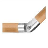 Interior Stainless Steel Pivotable Handrail Connector for Woodinox Handrail (E605) - Stair Parts USA