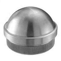 Interior Stainless Steel Semispherical End Cap for Handrail (E011) - Stair Parts USA