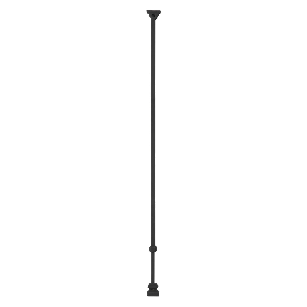 &quot;Ole Iron Slides&quot; 1/2&quot; Square x 30&quot;-38&quot;H Adjustable Hollow Iron Baluster (ISPLA)